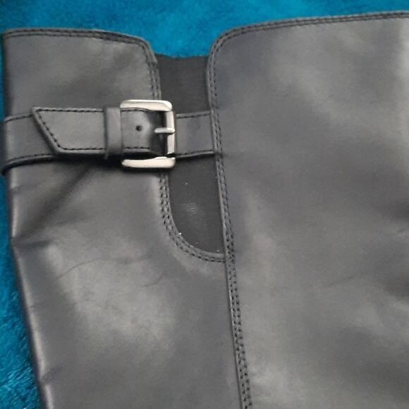 Santana Canada Palomino Black Zip Up Riding Boot Size 6 - Picture 8 of 16